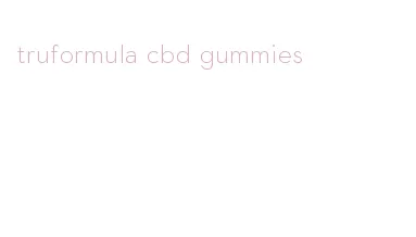 truformula cbd gummies