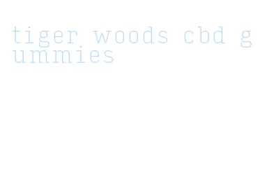 tiger woods cbd gummies