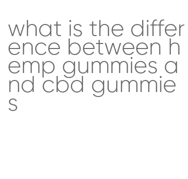 what is the difference between hemp gummies and cbd gummies