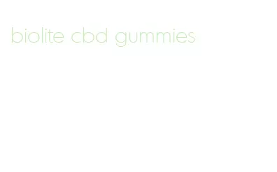 biolite cbd gummies