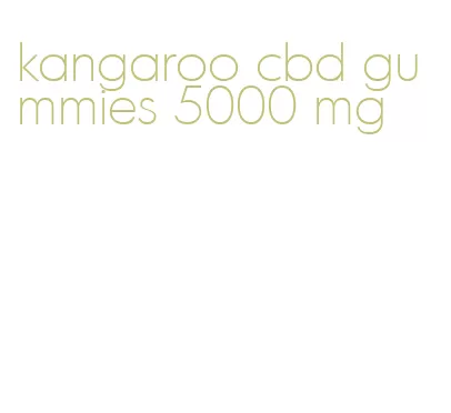 kangaroo cbd gummies 5000 mg