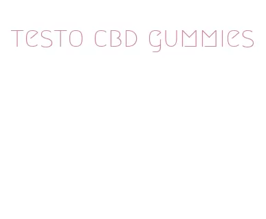 testo cbd gummies