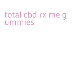 total cbd rx me gummies