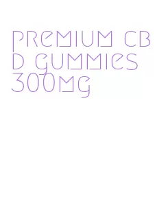 premium cbd gummies 300mg